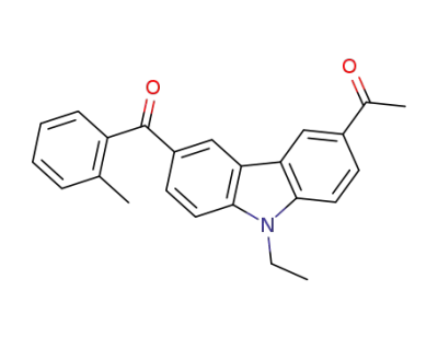 3-acetyl-6-(o-methyl benzoyl)-N-ethylcarbazole