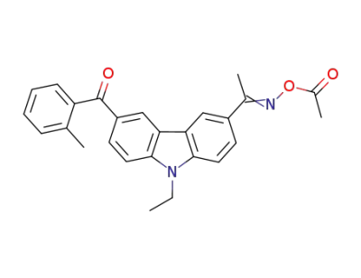 ethanone-1-[9-ethyl-6-(2-methylbenzoyl)-9H-carbazole-3-yl]-1-(O-acetyloxime)