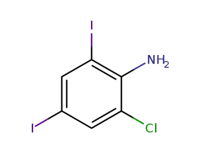 2-chloro-4,6-diiodoaniline