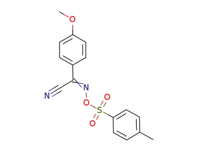 -2-(4-methoxyphenyl)-2-[(4-methylphenylsulfonyl)oxyimino]acetonitrile